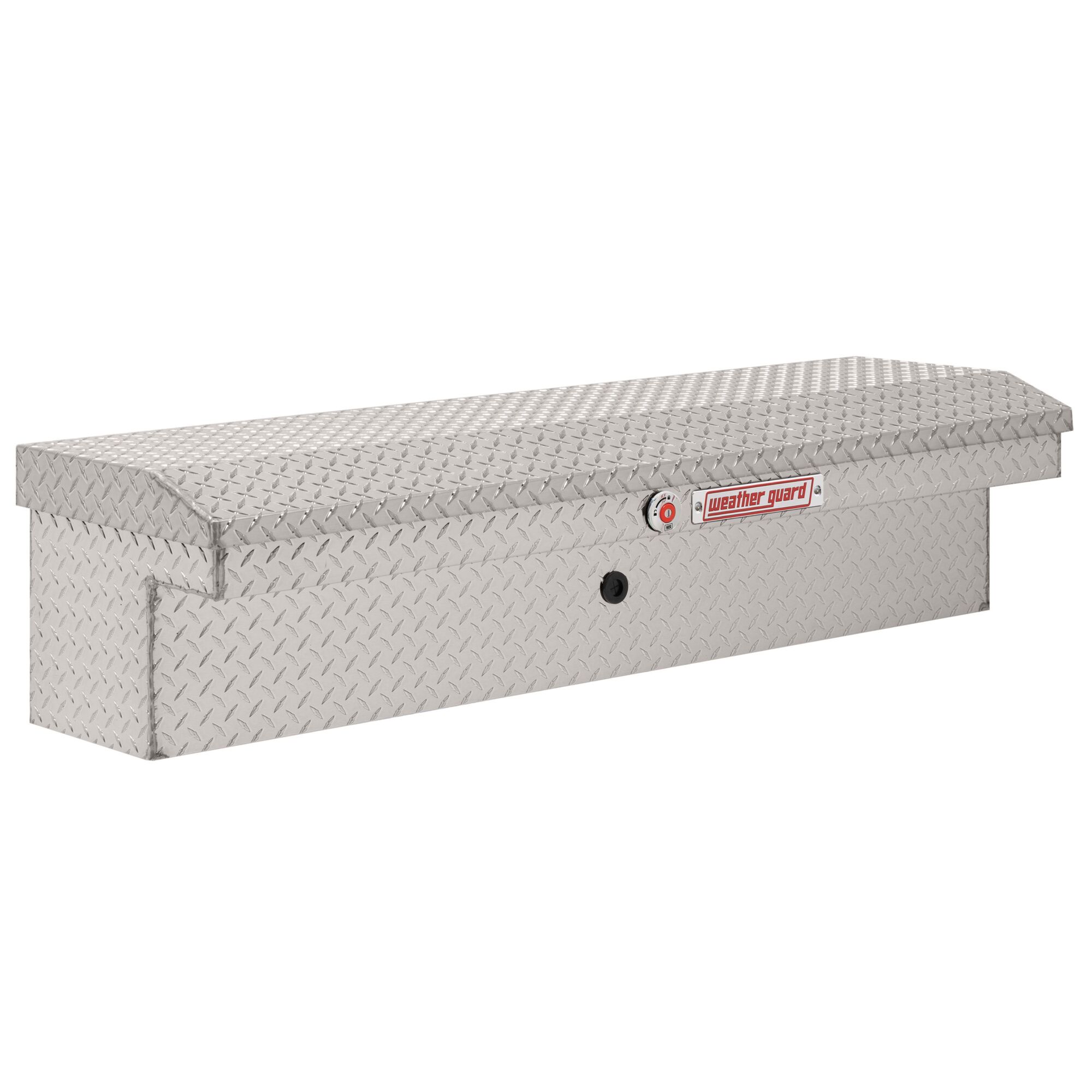 Weather Guard, 56in. L Low Profile, Lo-Side Box, Width 56 in, Material Aluminum, Color Finish Diamond Plate Silver, Model# 178-0-04